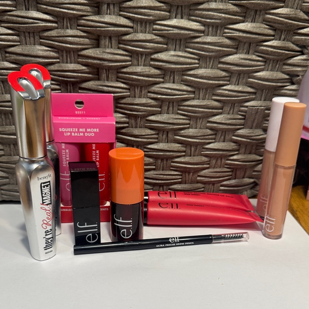 ELF and Benefit Lip Kit, concealers and mascara
